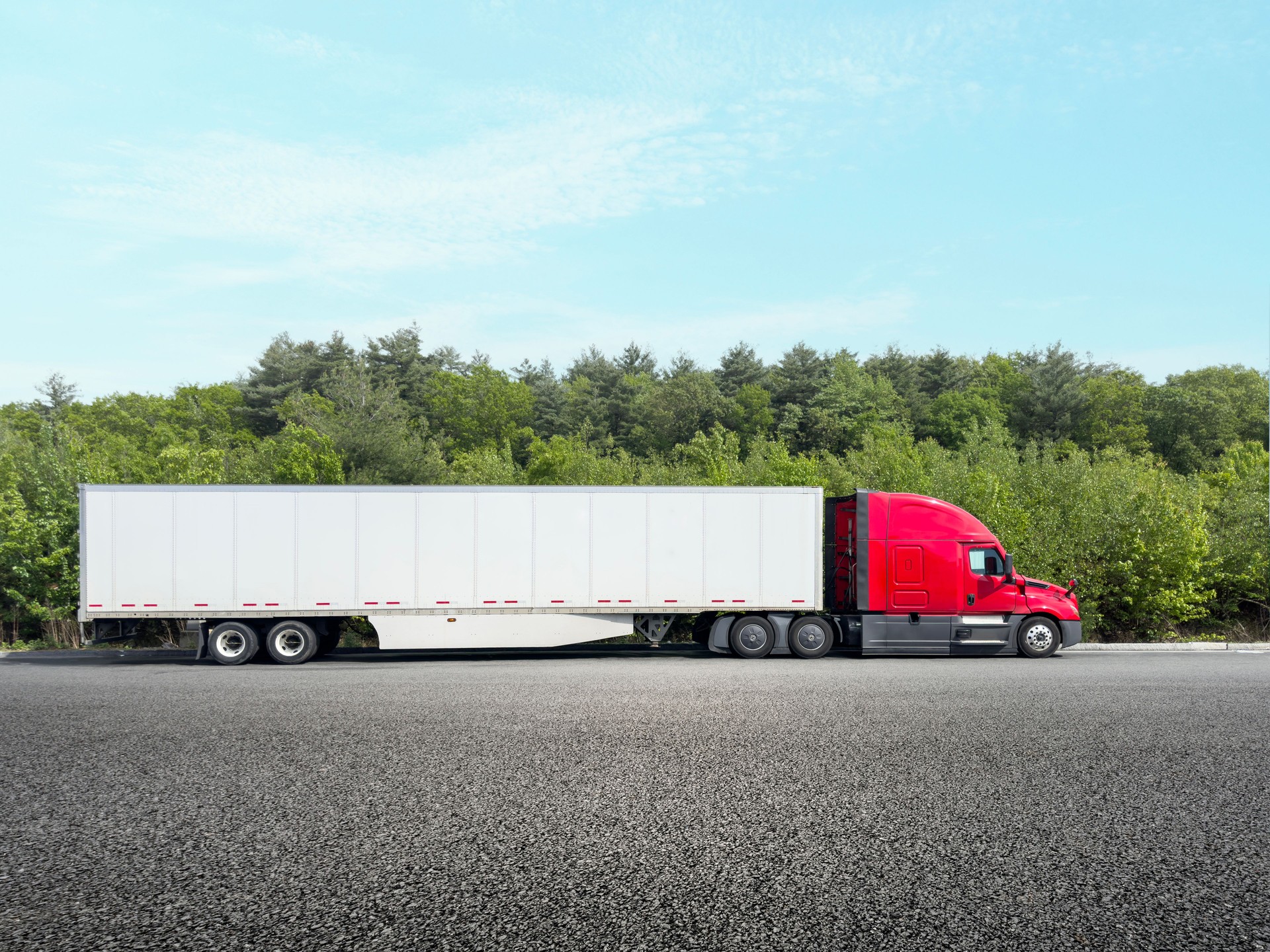 Truck with container